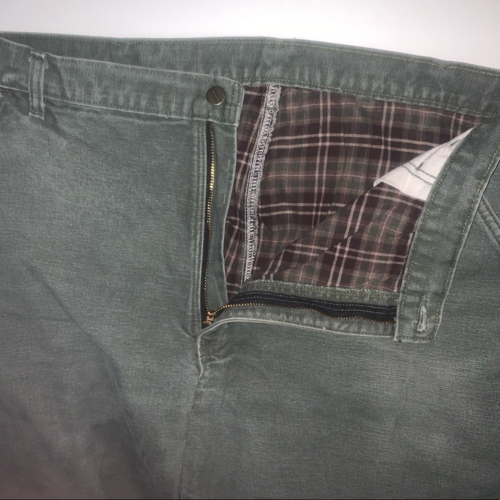 Carhartt Mens Lined Jeans.  Wide leg relaxed fit preowned 42 x 31 - Picture 6 of 9
